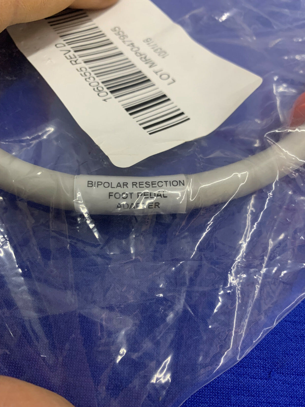 1060355 REV D BIPOLAIRE RESECTIE VOETPEDAAL ADAPTER