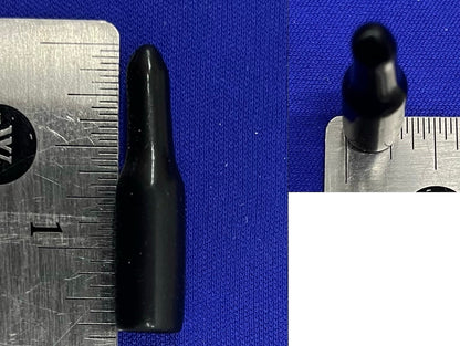 CAPLUGS BLACK PVC PLASTIC HEZ-240-12/ PLRU CAP (PACK OF 800) NEW OPEN BOX