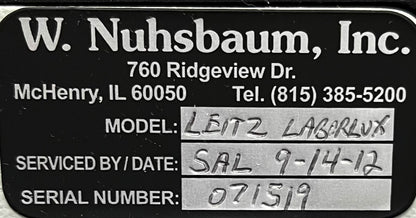 MICROSCOPIO BINOCULARE LEITZ LABORLUX K 02043.036 CON OCULARI PERIPLAN 10X/18