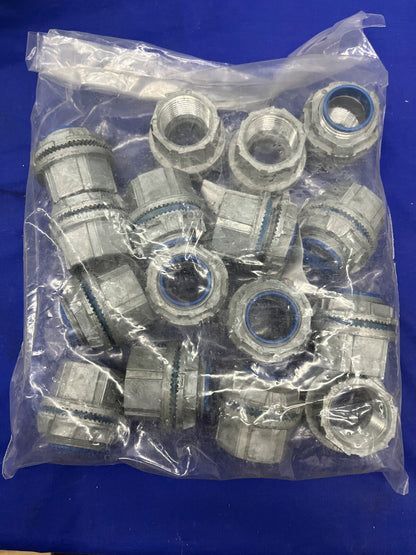 Connecteur de panneau fileté T&amp;B Electric 1" étanche aux liquides et antidéflagrant - Qté 16