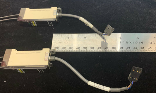 QTY 2 - OMRON E3X-A11 PHOTOELECTRIC SENSOR