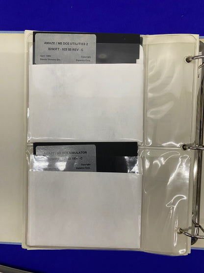 SIGNETICS  AMAZE REV C DESIGN SOFTWARE PC/DOS USERS MANUAL