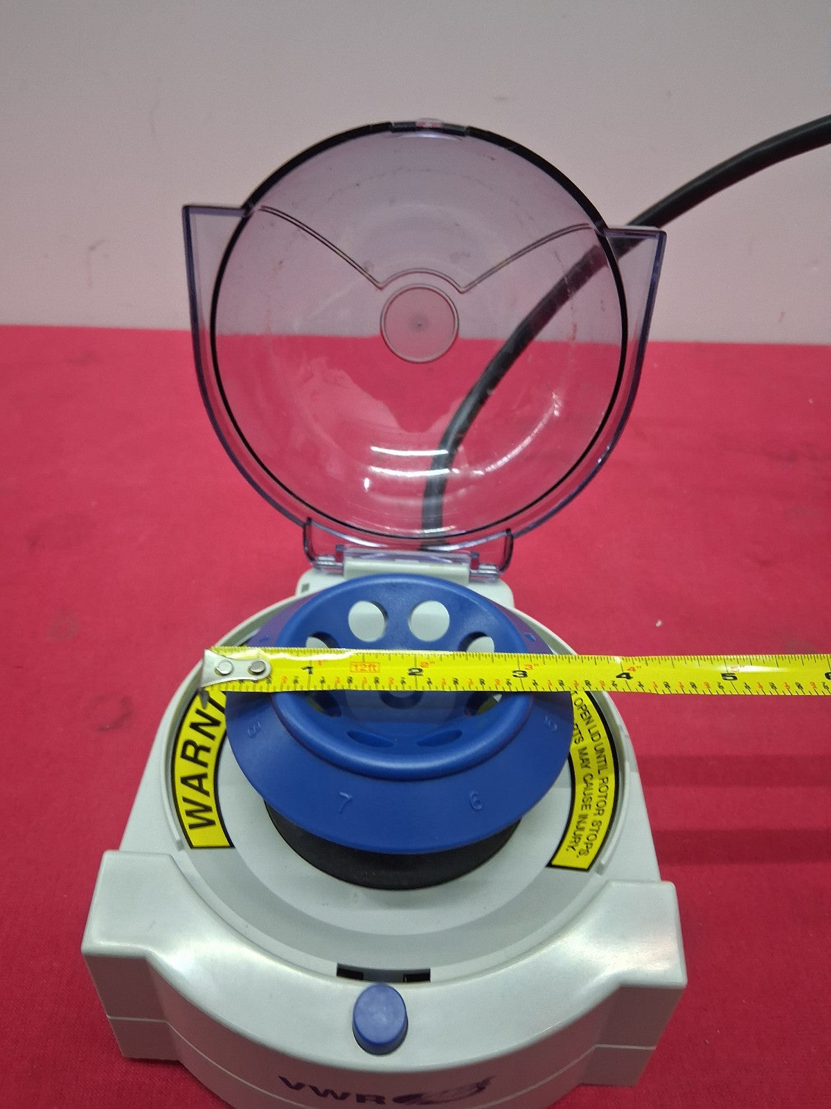 VWR Galaxy Mini Centrifuge Kinetic Energy 26 Joules C1413V-230V 230V 50/60Hz