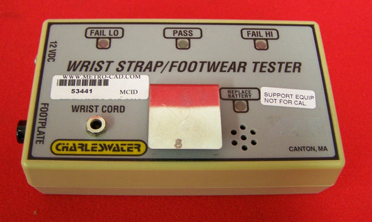 CHARLESWATER 19350 SN 961406 WRIST STRAP/FOOTWEAR TESTER 9 VDC BATTERY