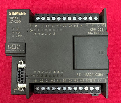 SIEMENS 212-1AB21-0XB0 DC POWER SUPPLY SIMATIC S7-200 MISSING COVERS OVER SCREWS