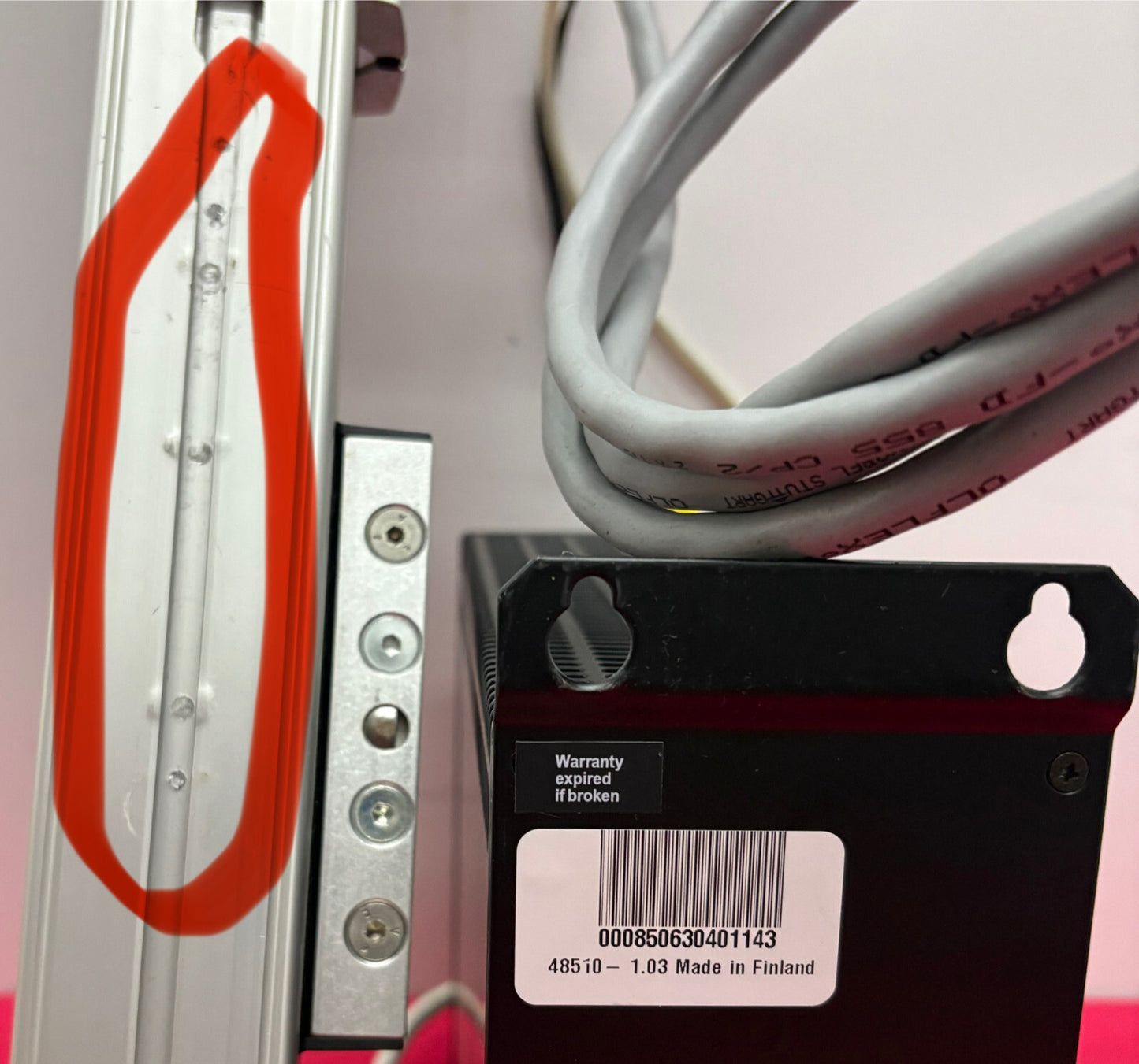 FESTO LINEAR ACTUATOR & FESTO MOTOR & MURR SWITCH MODE POWER SUPPLY PARTS/REPAIR