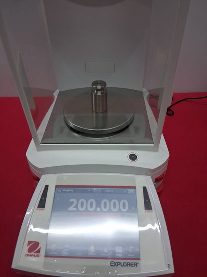 OHAUS EXPLORER EX223 PRECISION BALANCE 220G X 0.001G 5.1" DRAFT SHIELD