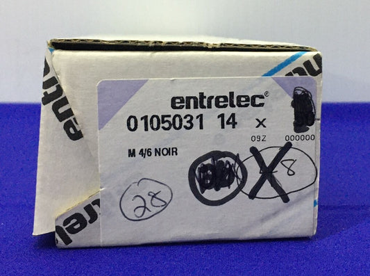 1 PACKAGE CONTAINING 28 ENTRELEC 0105031 14 010503114 0105031.14 TERMINAL BLOCKS