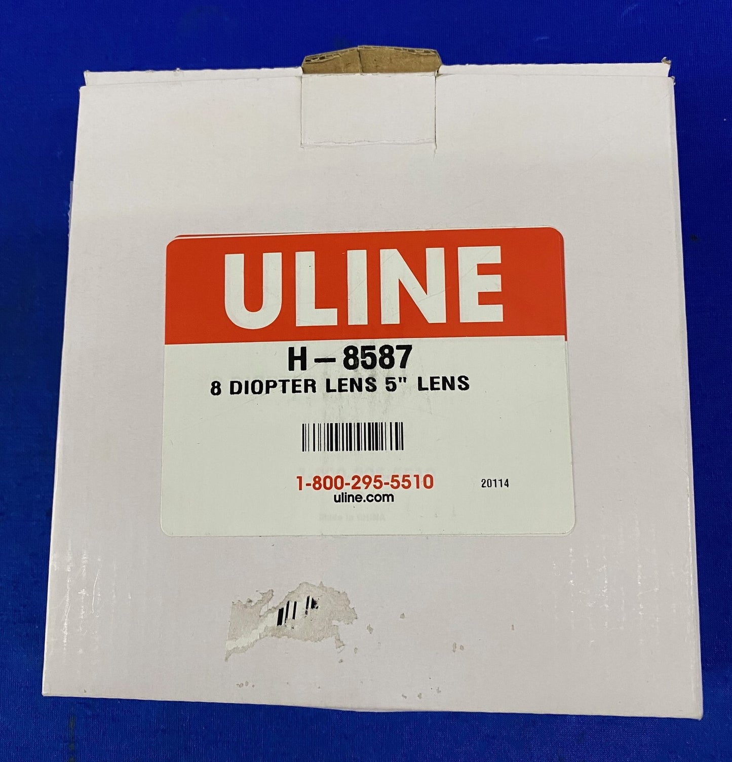 ULINE H-8587 交換用 8ディオプターレンズ 5インチレンズ ガラス ラウンド