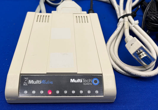 MULTI TECH SYSTEMS MT5634ZBA マルチモデム ZBA ケーブルと電源コード付き
