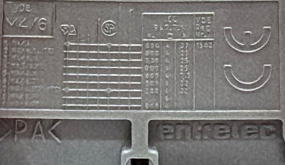 ENTRELEC M4/6 (QTY 68), FEM13U (QTY 4) & ABB BAM2 (QTY 9) TERMINAL BLOCKS