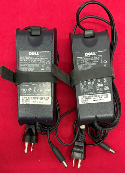DELL PA-1900-02D FAMILY PA-10 DP/N: 9T215 AC POWER ADAPTER CHARGER - 1 LOT QTY 2