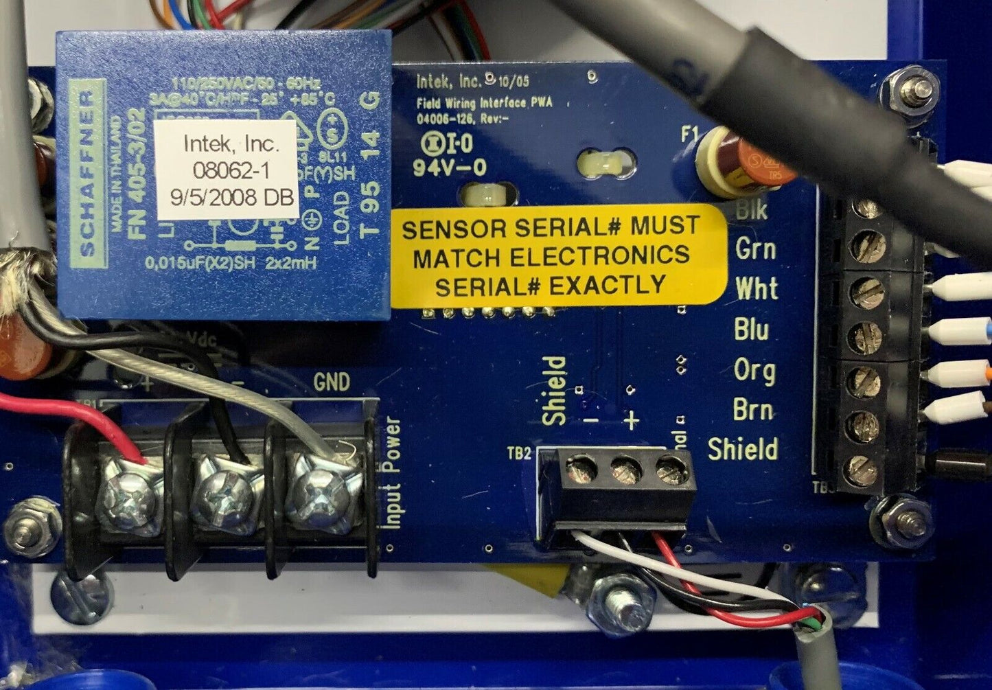 Intek Rheotherm 210R-T-UL1/16(1/4E)-0/10-24V &amp; TUL1/16(1/4E) stroommeter 