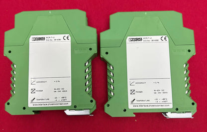 PHOENIX CONTACT MCR-T-UI THERMOCOUPLE MODULE TEMP MEASURING TRANSDUCER - QTY 2