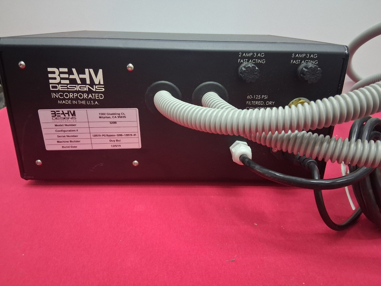 Beahm 320B Split Die Thermal Welder / Lap Joint Split Die Bonder / Polymer Tube