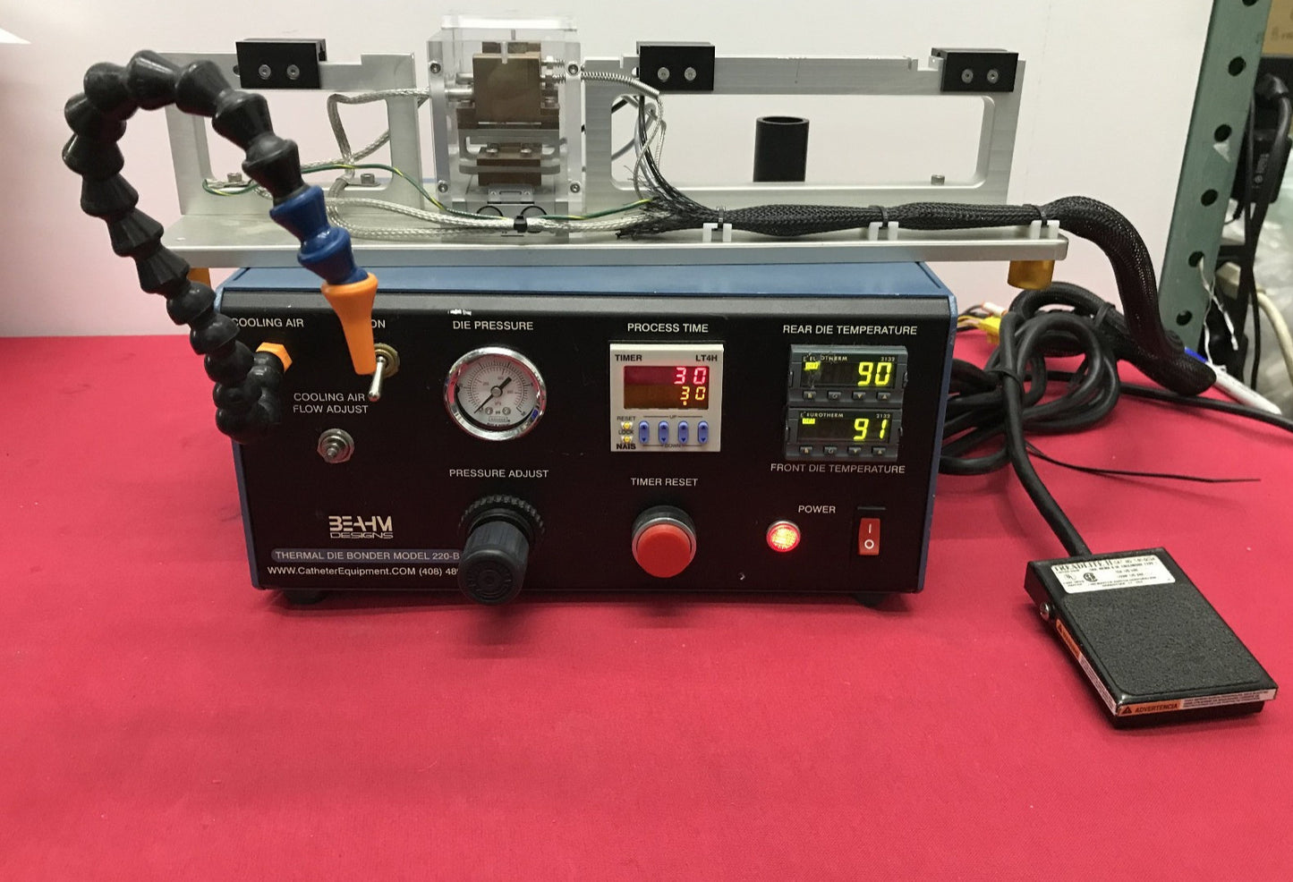 Beahm 220 B Thermal Die Bonder / Hot Jow Bonder / Split Die Bonder /TESTED/WORKS