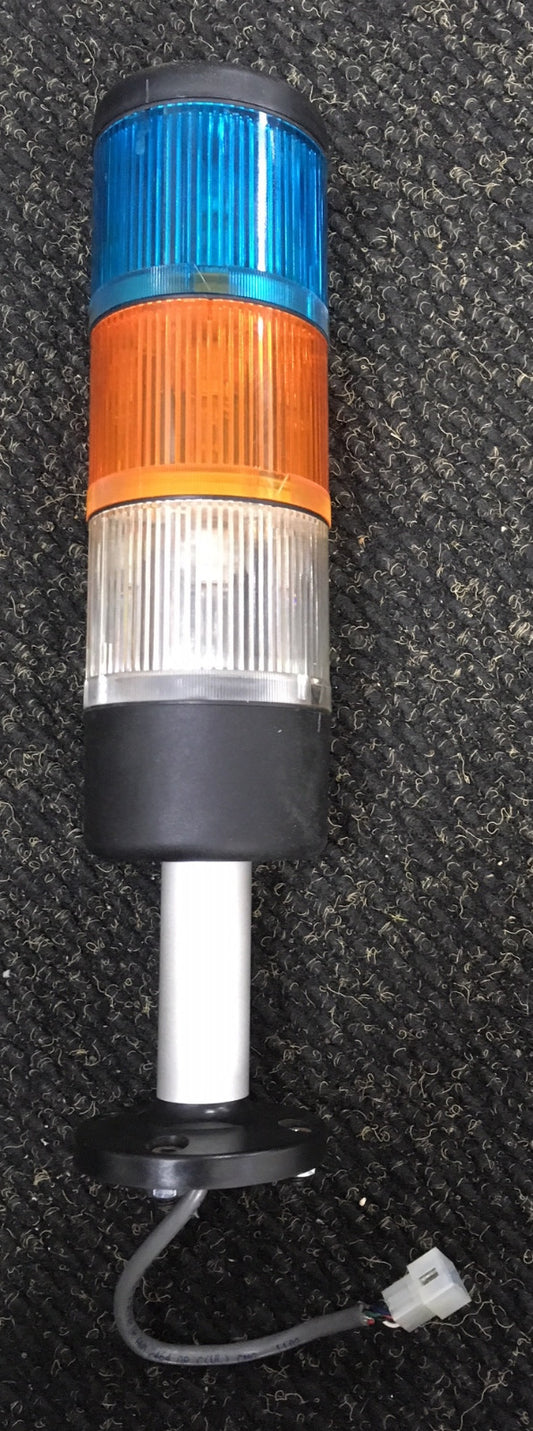 FEU DE SIGNALISATION DE TOUR / LITE TELEMECANIQUE SIGNAL BLEU/AMBRE/BLANC