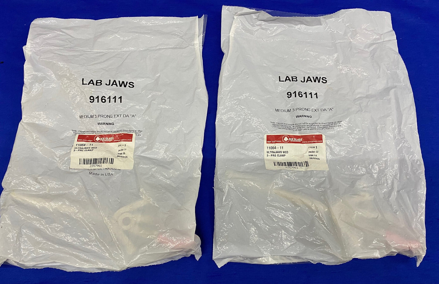 ACE GLASS 11064-11 916111 MED 3-ZINKEN-EXT DA „A“ ULTRAJAWS MED 3-PRG-KLEMME MENGE 2