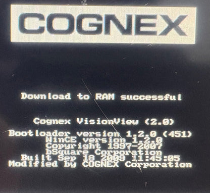 COGNEX VISIONVIEW 700 7” COLOR TOUCHSCREEN 821-0004-1R D PANEL
