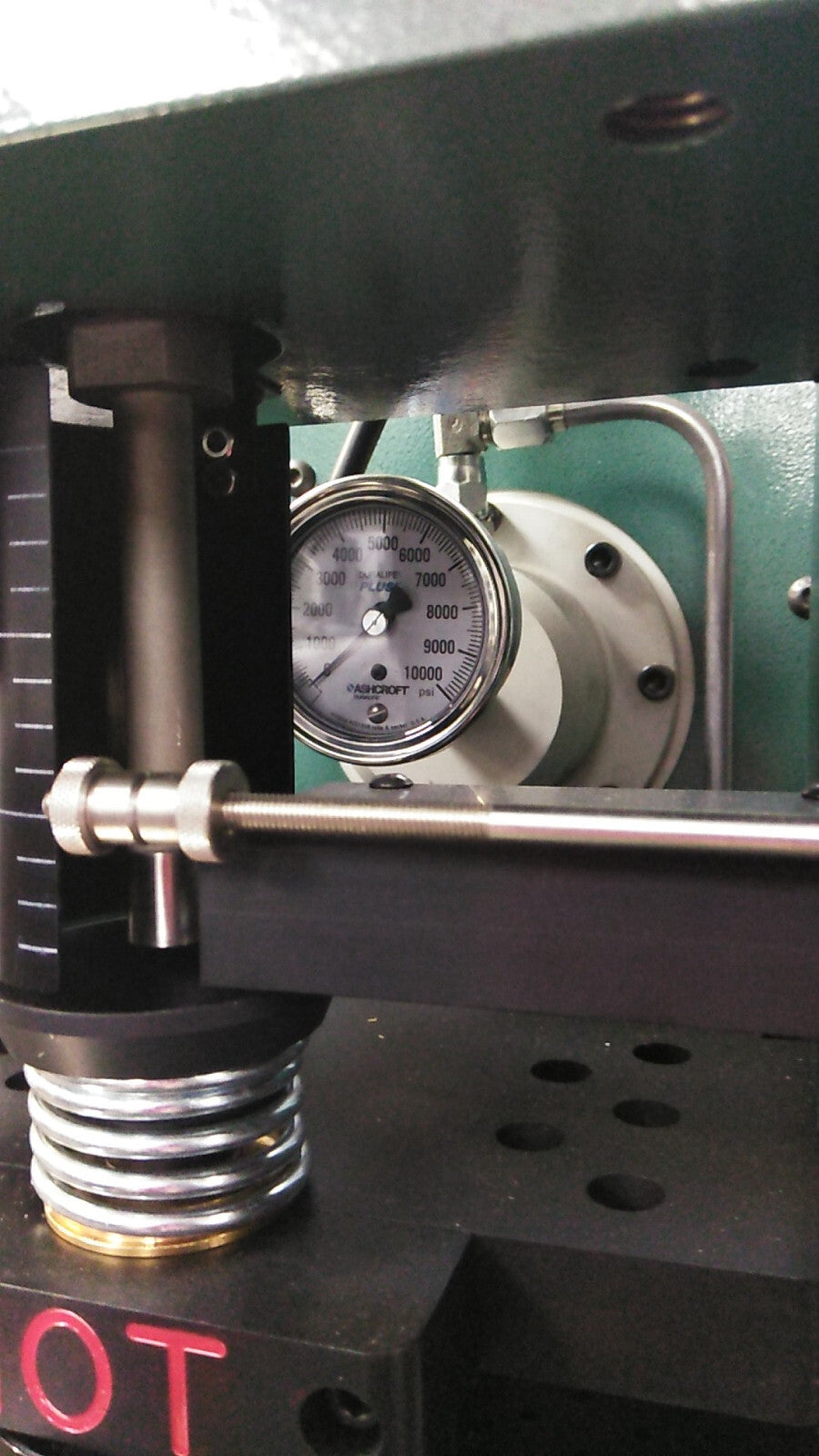 PEZO VIA Biomedical  GS-5T PLASTIC INJECTION MOLD PRESS PNEUMATIC RAM