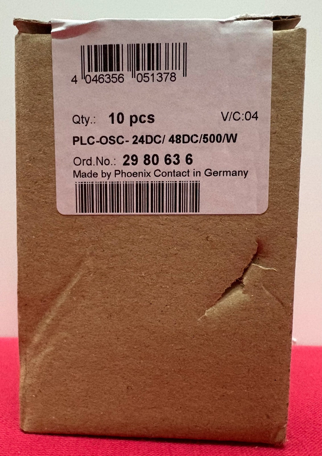 PHOENIX CONTACT PLC-OSC-24DC/48DC/500/W SOLID STATE RELAY MODULE - 1 PKG QTY 10