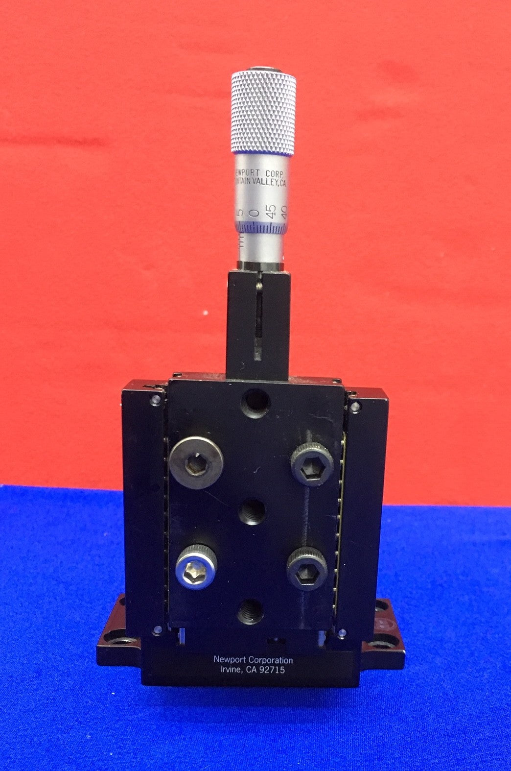 NEWPORT 460A 2 AXIS (X &Y) LINEAR TRANSITION STAGE M-460A-XY Micrometers