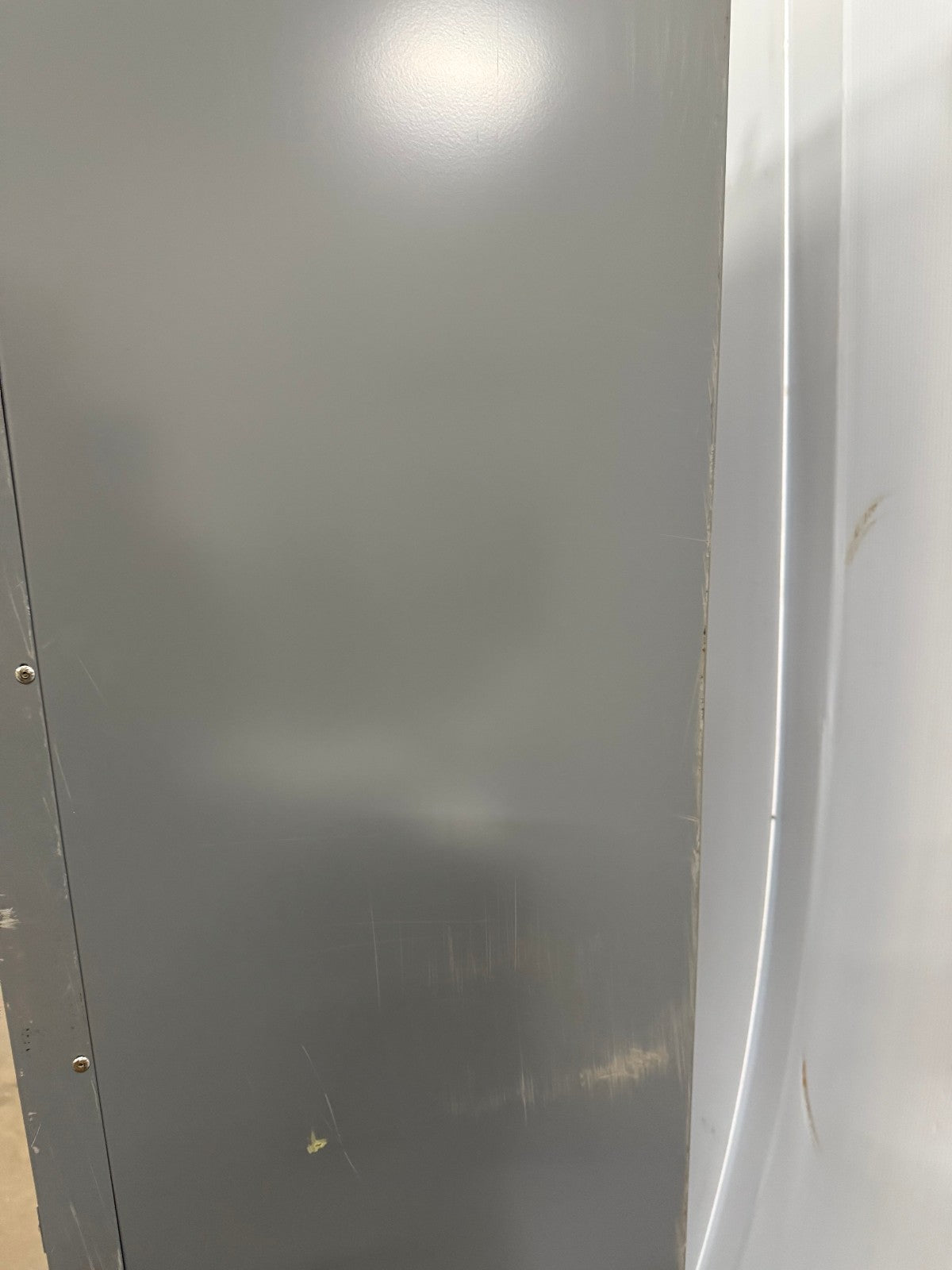 ULINE DOUBLE TIER ASSEMBLED LOCKERS STEEL 6 DOORS TOTAL 36 1/2" X 78" X 18"