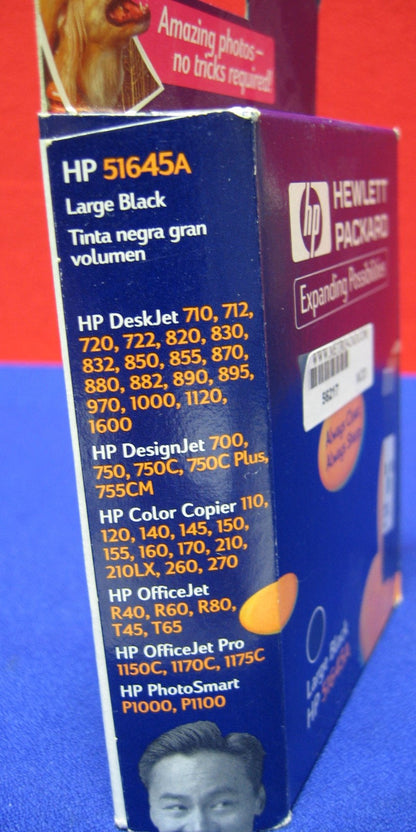 HP LARGE BLACK HP 51645A CARTUCCIA DI STAMPA A GETTO D'INCHIOSTRO P1000, P1100 molti altri