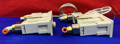 1 lot de 2 - Débitmètre numérique SMC PFM750S-N01L-E, débit 1-50 L
