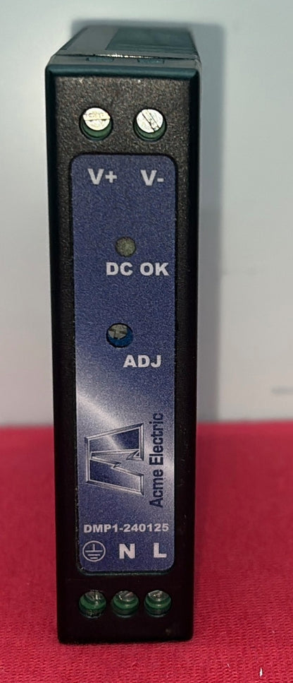ACME ELECTRIC POWER SUPPLY DMP1-240125 100-240VAC 0.8A