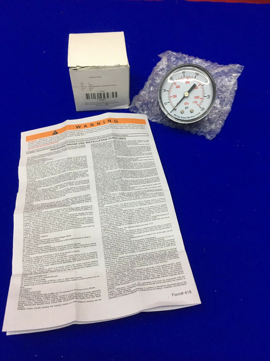PRESSURE GAGE / GAUGE 1 4FMC7 2" PSI 0-160