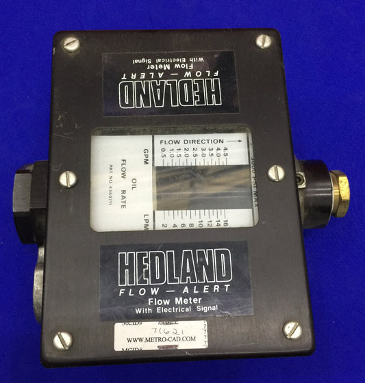HEDLAND FLOW - ALERT 781305 / 781-305 FLOWMETER MET ELEKTRISCH SIGNAAL