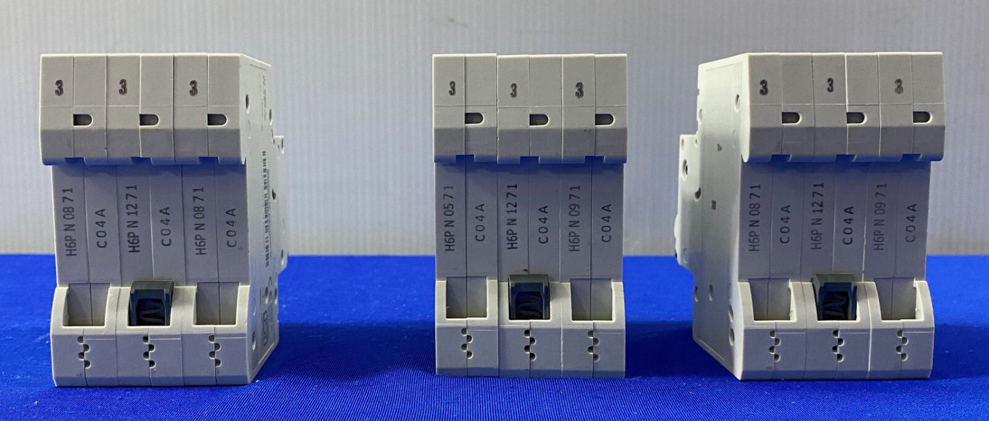 SIEMENS 5SL63047RC MCB C4 MINIATURE CIRCUIT BREAKER - 1 LOT QTY 3