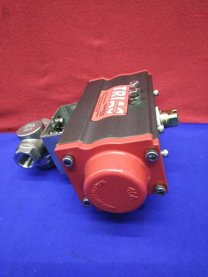 TRIAC 38TX0502R2SXXL 2R40SR SPRING RETURN ACTUATOR MOUNTED TO 38 SERIES 3-WAY 31