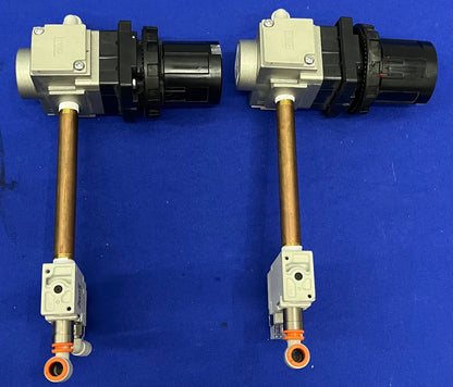 MANÓMETRO REGULADOR SMC ARG20-N01G2-Z con SMC VQZ232R-5M1-N7T - 1 LOTE CANTIDAD 2 