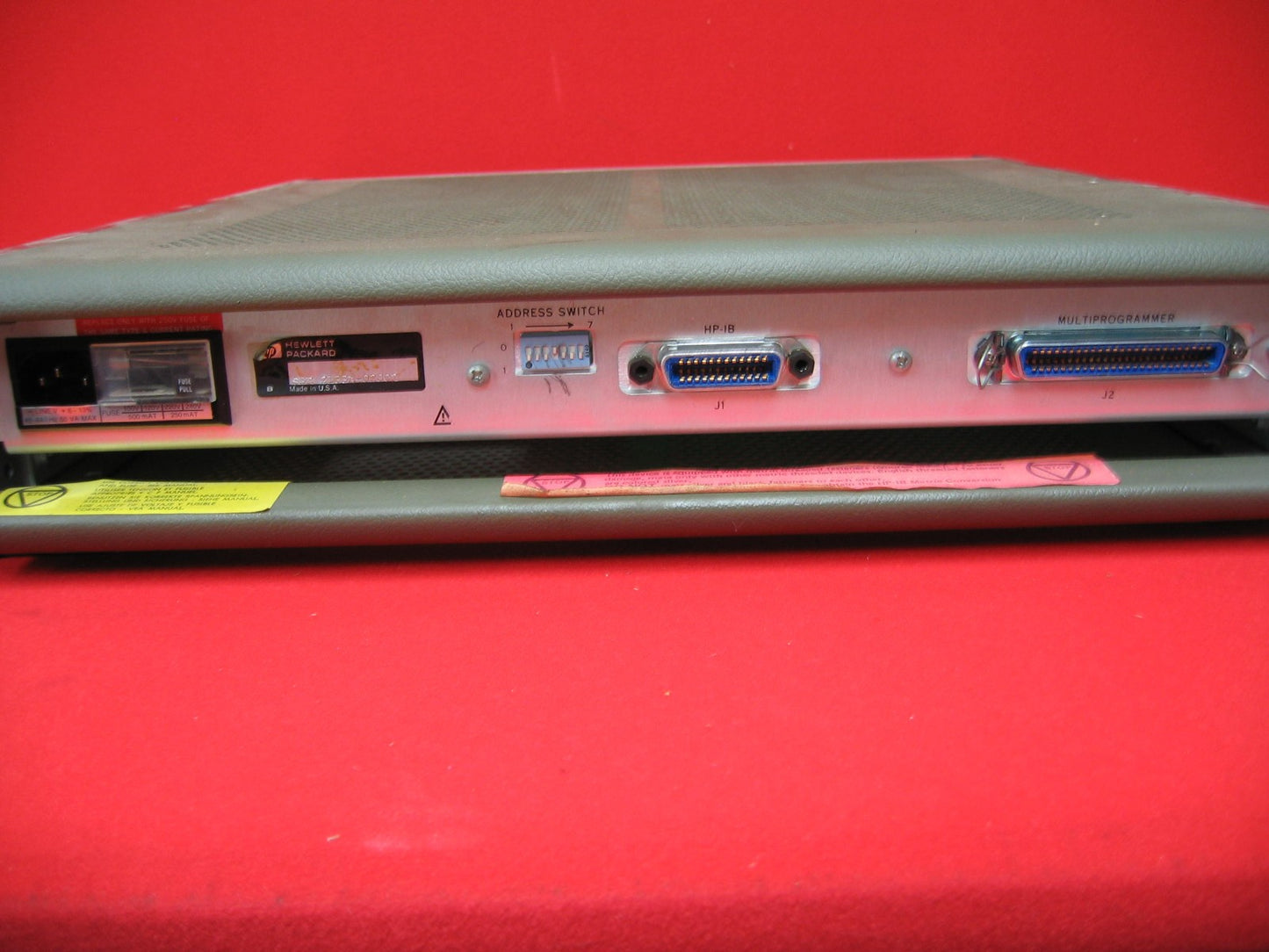 HP 59500A,SN 2133A-02802,HP-IB MULTIPROGRAMMER INTERFACE FOR PARTS / REPAIR