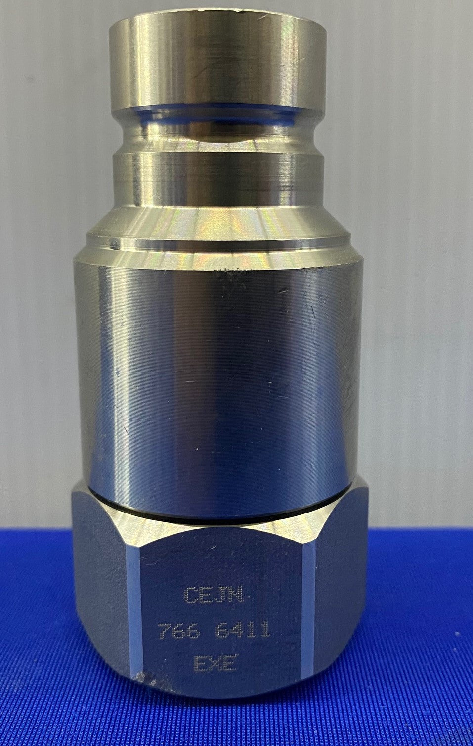 CEJN 766 6411 SS FLAT FACE QUICK-CONNECT COUPLING & NIPPLE  3/4" FEMALE