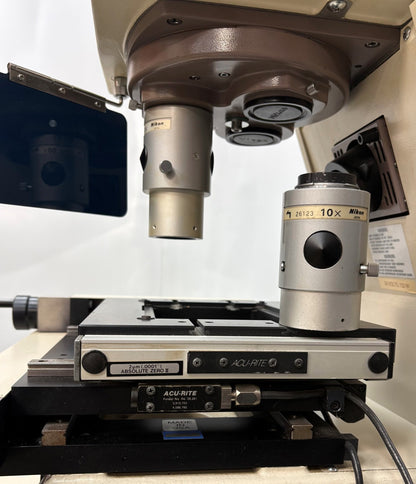 NIKON V-12B PROFILE PROJECTOR COMPARATOR V-12BS - ITEM IS FOR PARTS REPAIR