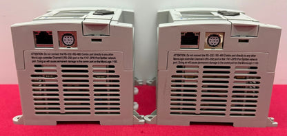 For Parts Repair LOT OF 2 AB ALLEN BRADEY 1763-L16BBB SER.B MICROLOGIX 1100 16PT