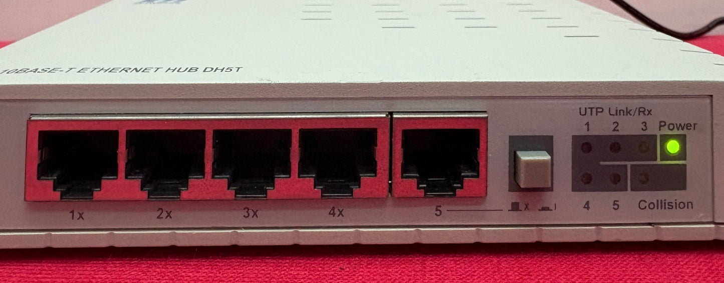 KTI 10BASE-T ETHERNET HUB DH5T NETWORK HUB