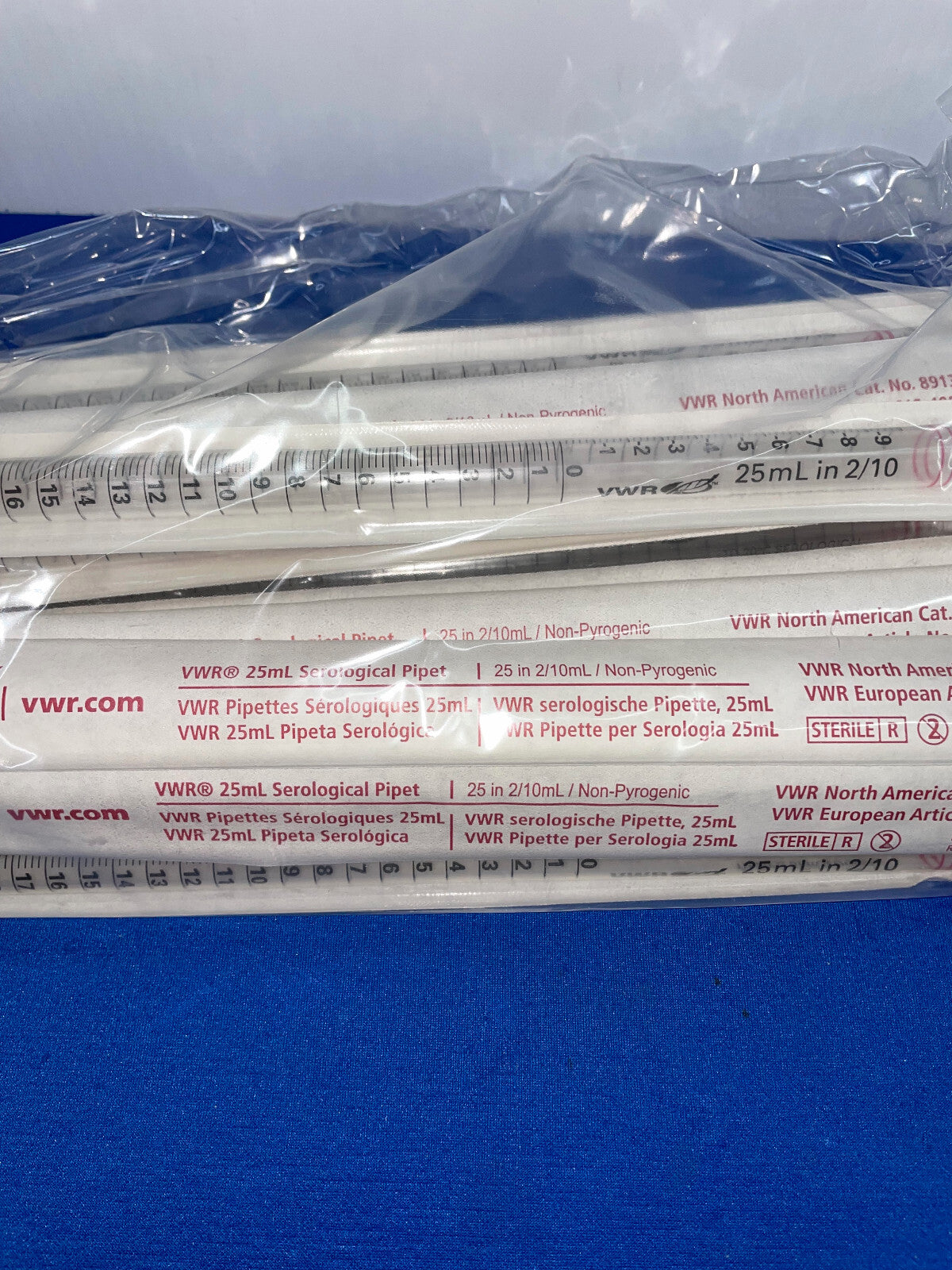 VWR, PIPETTA SIEROLOGICA DA 25 mL, 8 CONFEZIONI DA 25