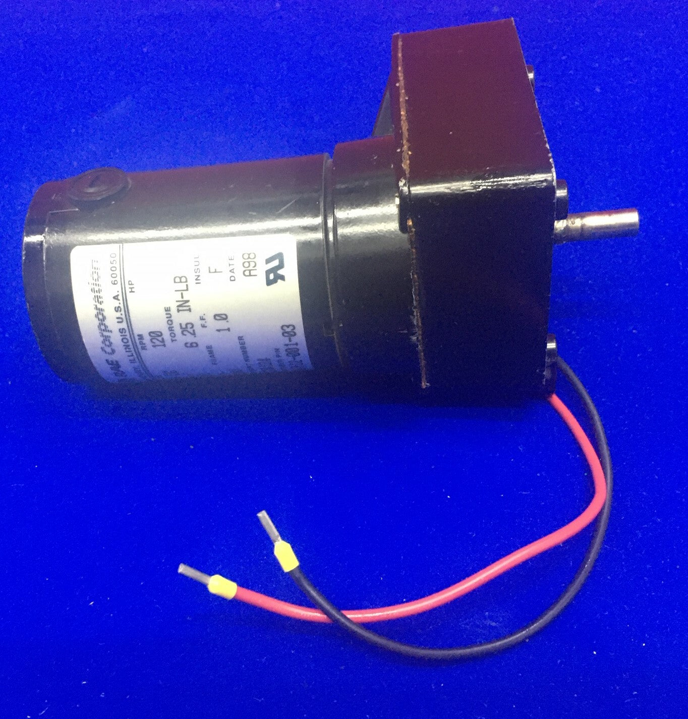 RAE 2310124 / 101912-001-03 24DC RPM 120