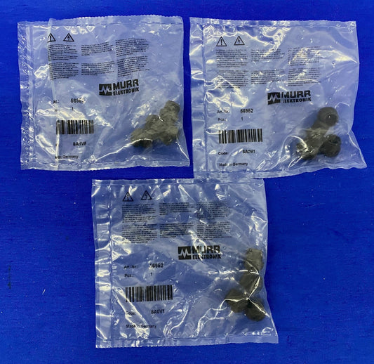 MURR ELEKTRONIK 56952 COPERCHIO CIECO M12 ACCESSORI - 1 LOTTO DA 3 CONFEZIONI