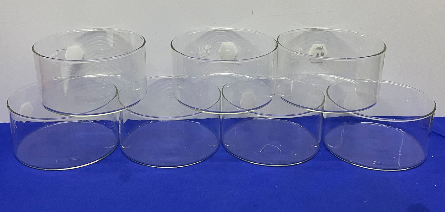 KIMAX® KIMBLE 170x90mm CRISTALLIZZATORE DISH 23000 - 1 LOTTO QTY 7