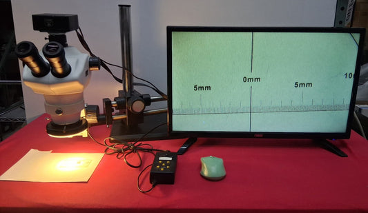 USED MMBT UNIT 16 Dual Arm Boom Stand LED HDMI Microscope 8X-50X CAMERA & LED