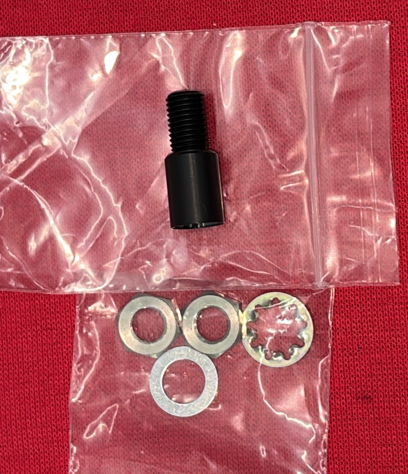 KEYENCE F-6HA F6HA FOCUSING LENSE w/ NUTS & WASHERS