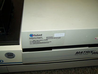 PACKARD DIRECT BETA COUNTER MODEL A960000 MATRIX 9600, GETEST VOOR ALLEEN INSCHAKELING 