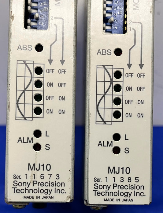 SONY MJ10 DETECTOR POSITIE FEEDBACK DIGI-RULER FREQUENTIE CONVERTER 1 LOT HOEVEELHEID 2 