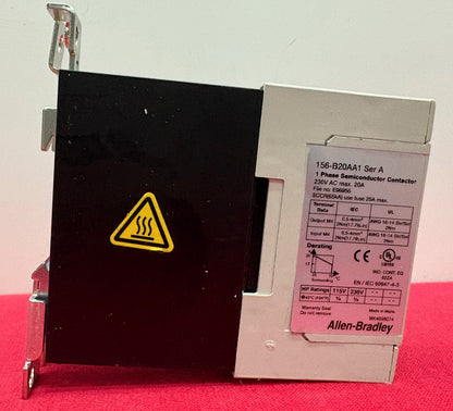 Allen Bradley AB 156-B20AA1 SER A 1 PHASE SEMICONDUCTOR CONTACTOR