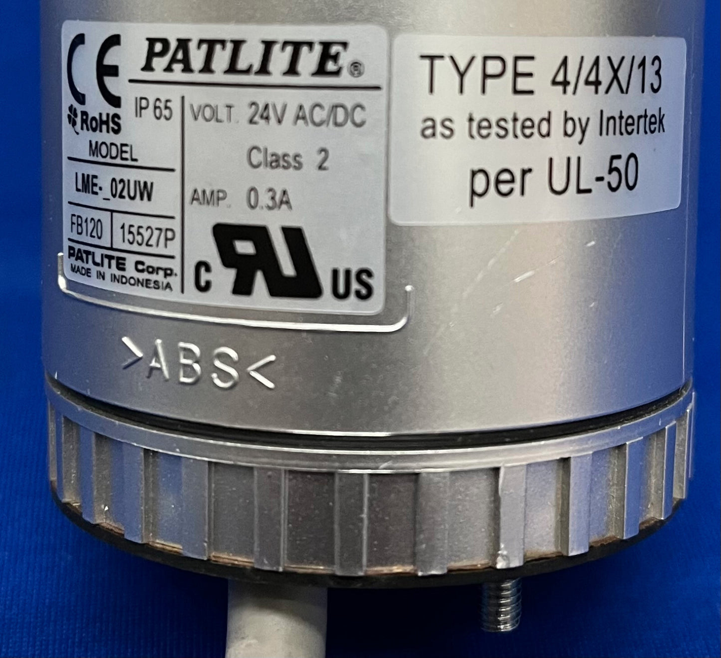 PATLITE® LME-_02UW TORRE DI SEGNALAZIONE SEGNALE LUCE ROSSO/GIALLO/VERDE 1 LOTTO QTY 2